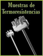 Muestras de termoresistencias
